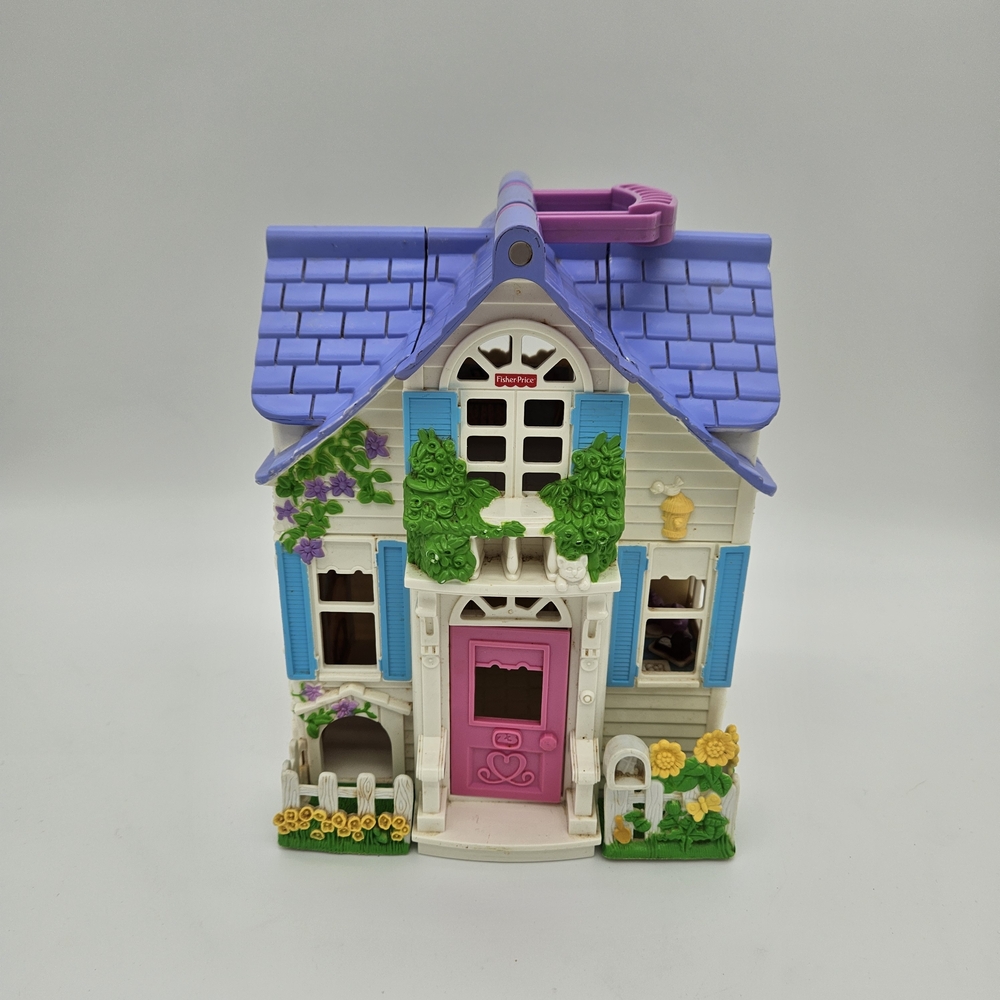 Vintage Fisher Price Loving Family Sweet Streets Country Cottage photo 2