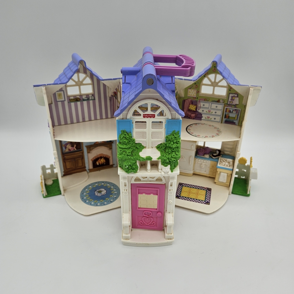 Vintage Fisher Price Loving Family Sweet Streets Country Cottage