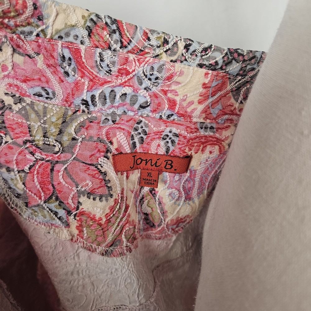 Floral Paisley Multicolor Jacket Size XL photo 3