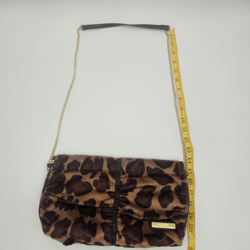 Relic Leopard-Print Faux Fur Wristlet Clutch in Brown and Dark Brown photo 5