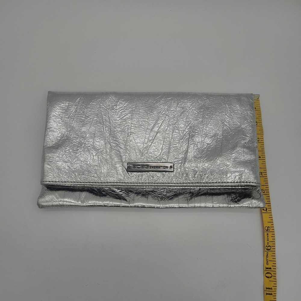 Metallic Fold-Over Clutch Bag by BCBGeneration photo 3