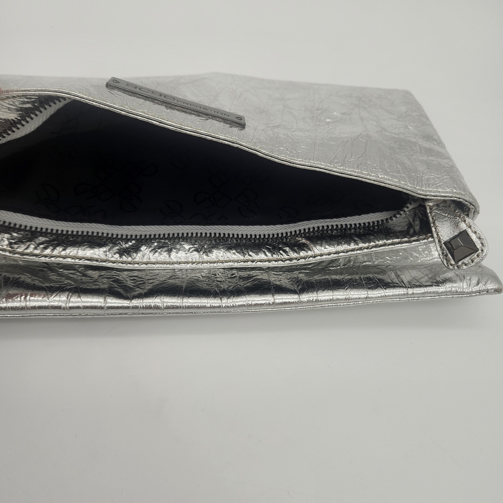 Metallic Fold-Over Clutch Bag by BCBGeneration photo 4