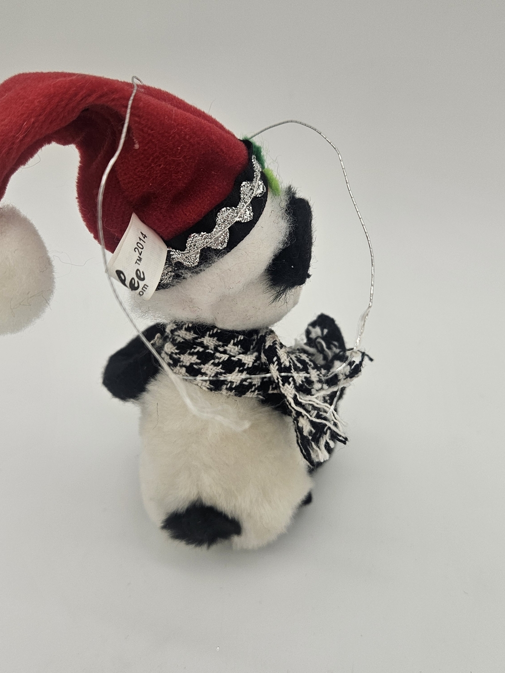 Annalee Doll Classy Panda Holiday Ornament photo 2