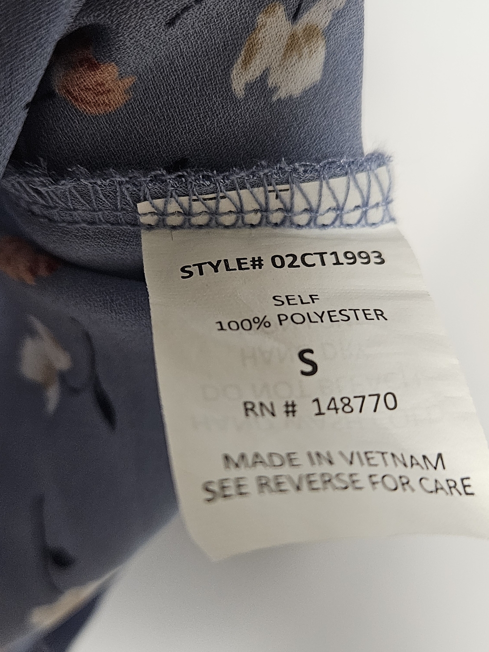 Sienna Sky Blue Floral Peplum Blouse photo 3