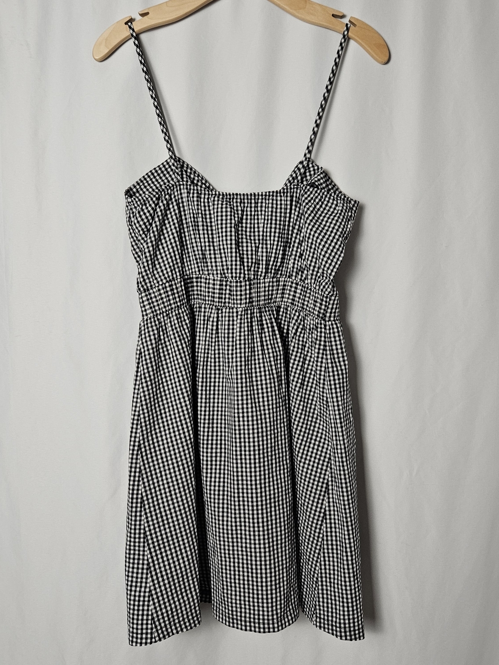 Potter's Pot Black and White Gingham Mini Dress photo 4