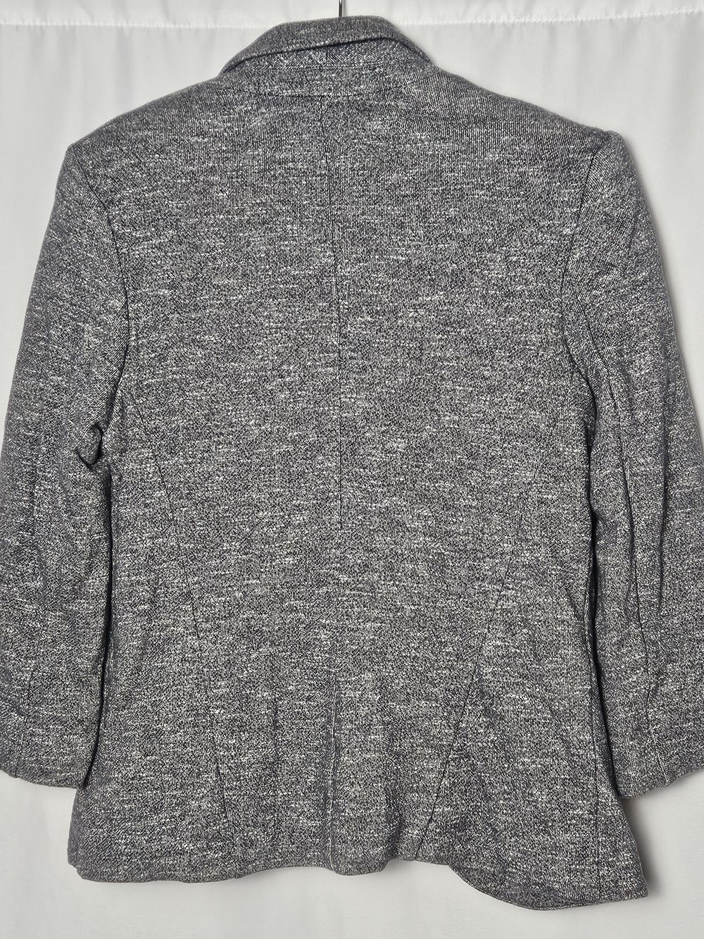LC Lauren Conrad Gray Open-Front Blazer photo 4