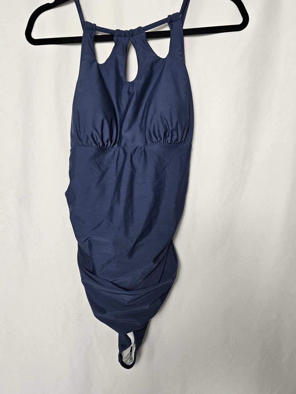 Cupshe Navy Blue One-Piece Swimsuit with Strappy Back Size Large photo 3