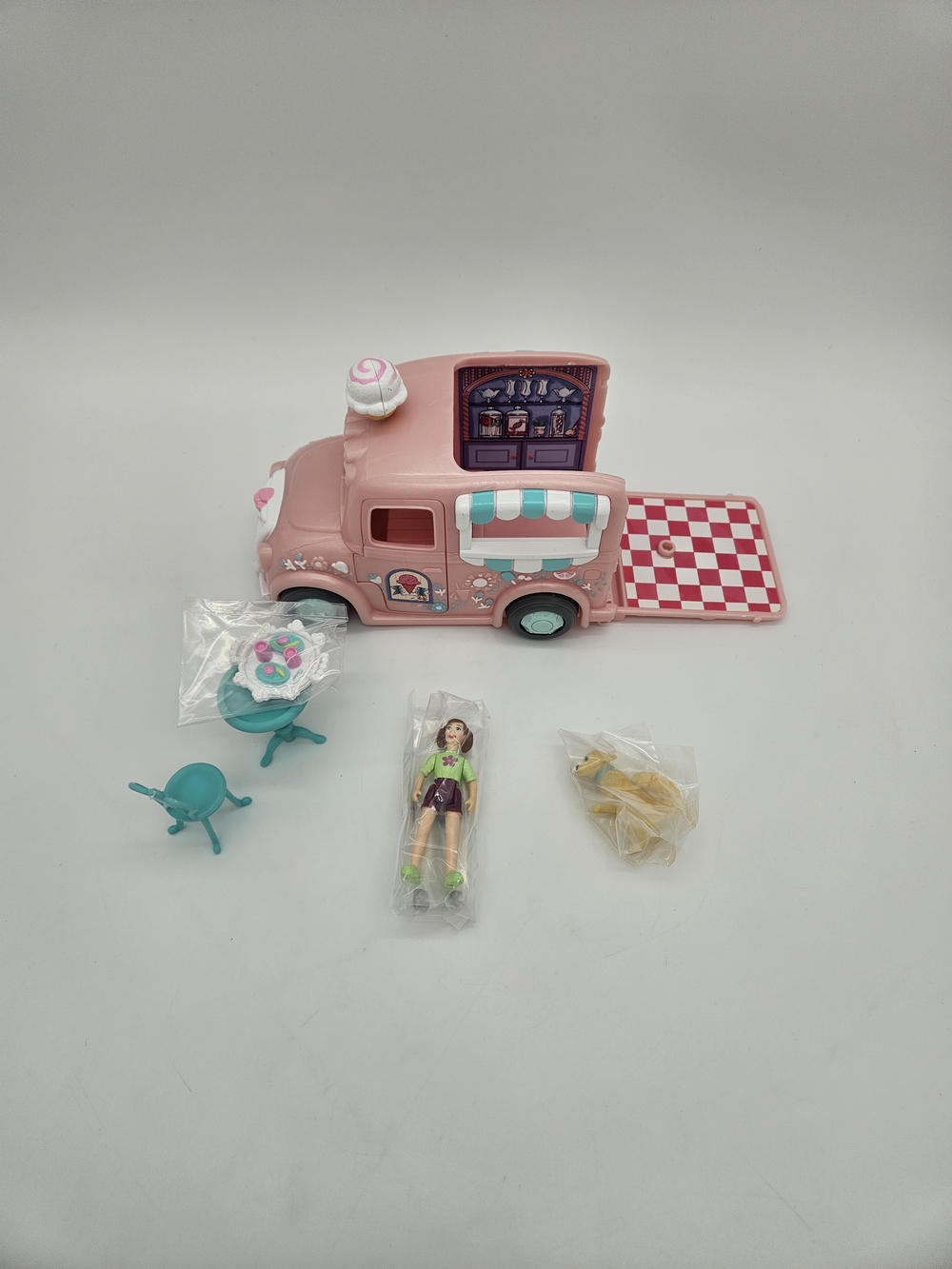 Vintage Fisher-Price Sweet Street Pink Ice Cream Truck Playset photo 3
