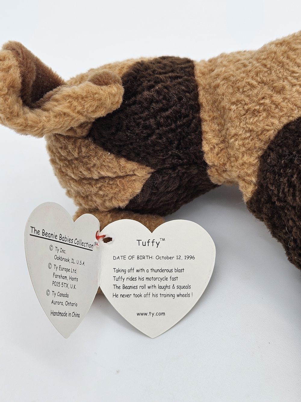 TY Beanie Baby Terrier Dog - Tuffy photo 4
