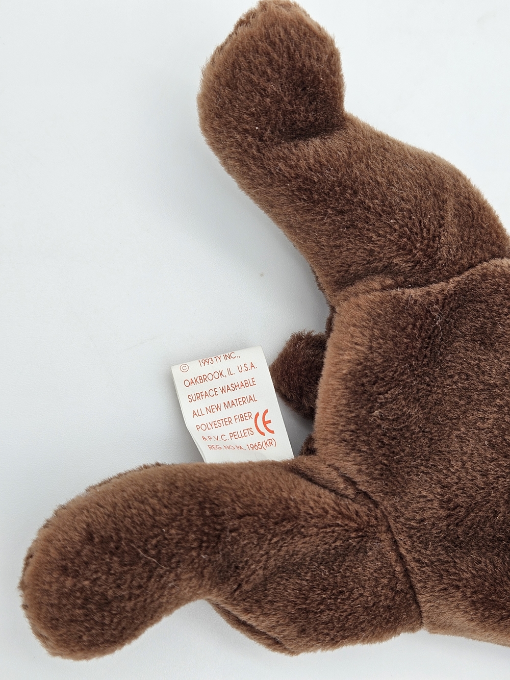 Ty Beanie Baby Moose- Chocolate photo 4