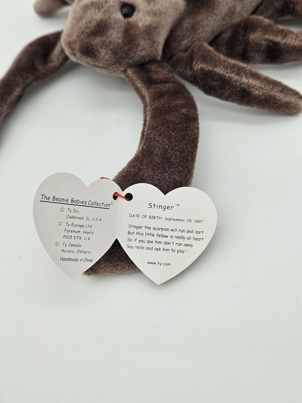 Ty Beanie Baby Scorpion - Stinger photo 2