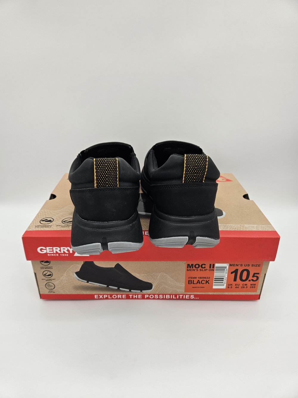 Gerry Weber Black Slip-On Comfort Loafers Size 10.5 photo 4