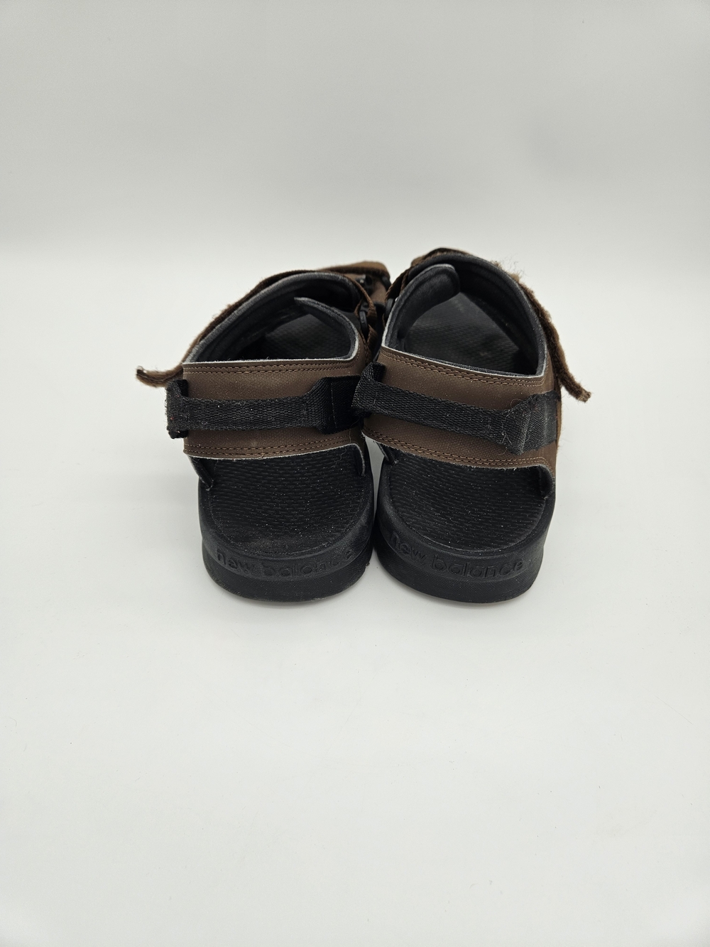 New Balance Brown Leather Velcro Sport Sandals Size 11 photo 4