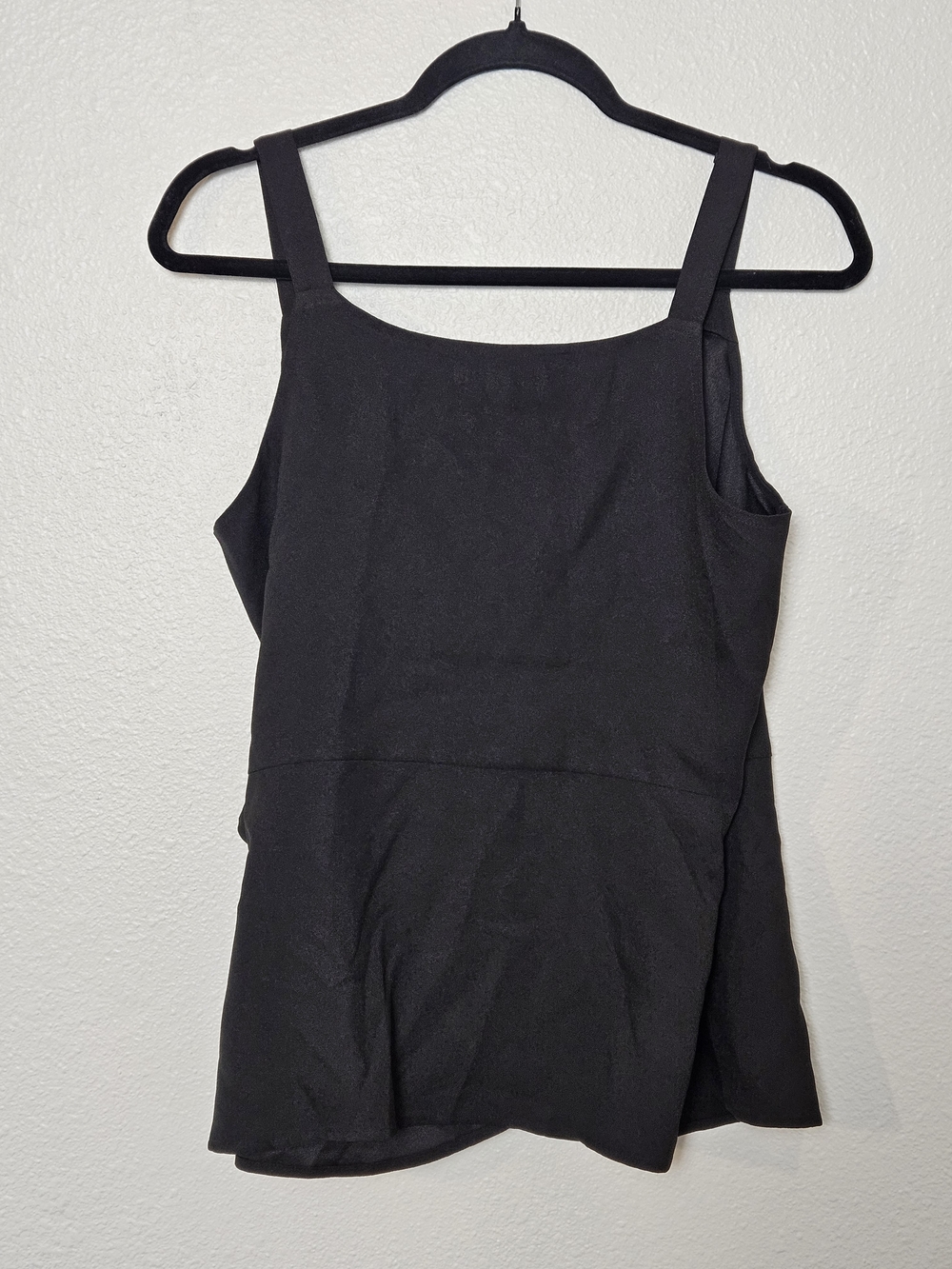 Banana Republic Black Wrap Tank Top Size Small photo 3
