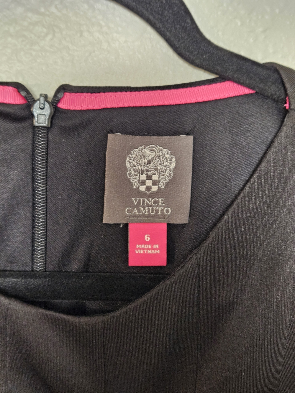 Vince Camuto Black Dress Size 6 photo 2