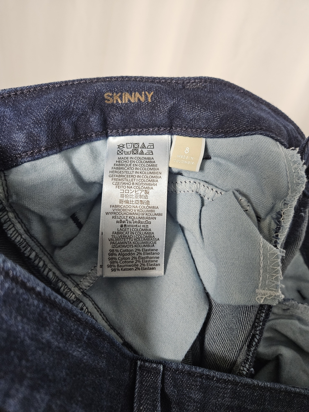 Michael Kors Women's Dark Blue Slim Jeans photo 4