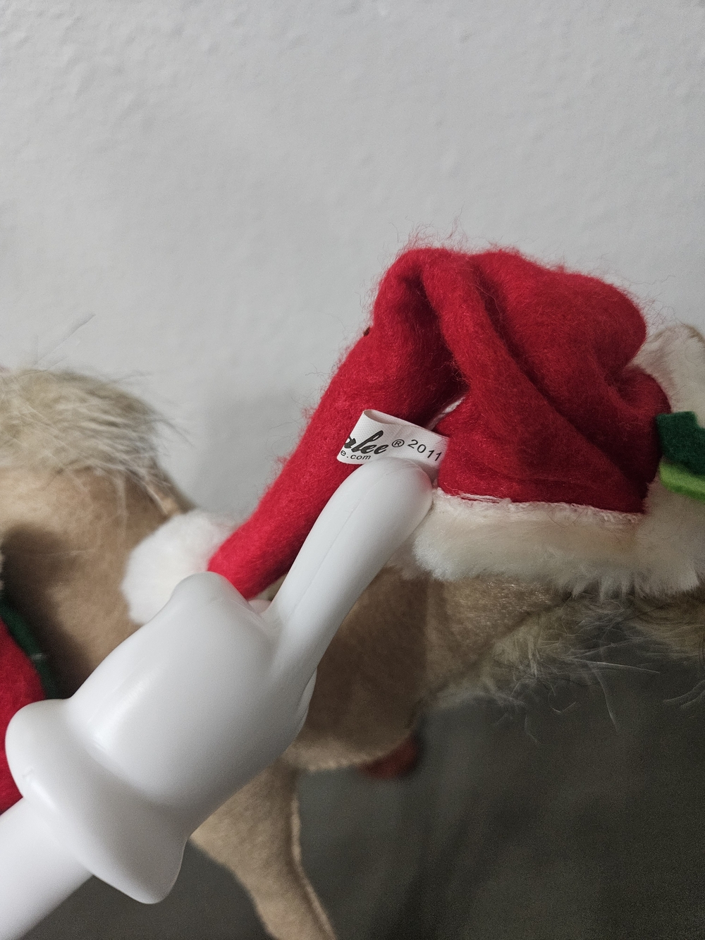 Annalee Brown Camel with Red Santa Hat and Bows photo 5