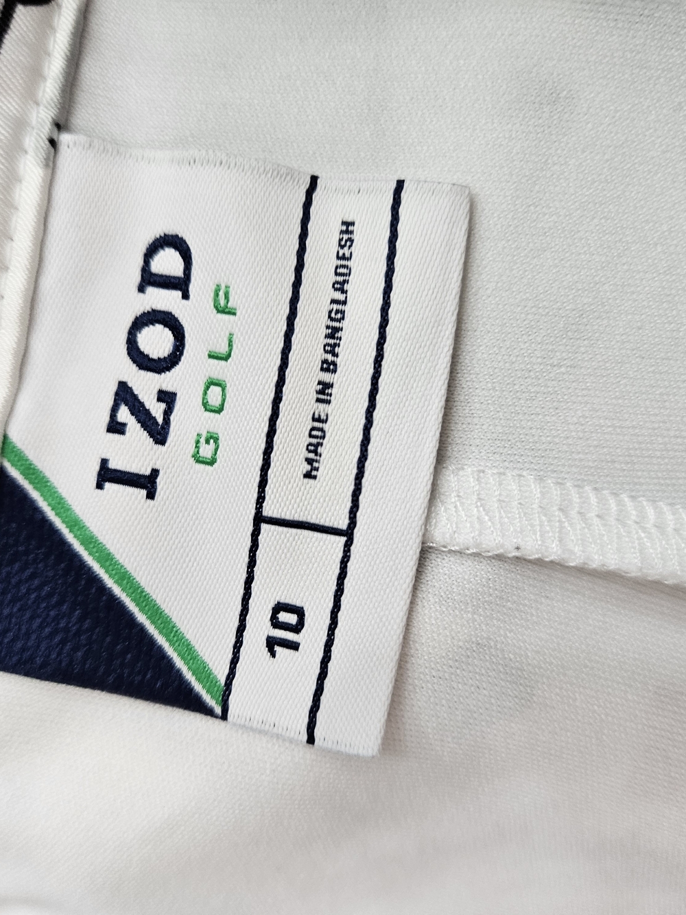 Izod White Skort with Blue, Black and Pink Golf Carts Print Size 10 photo 5