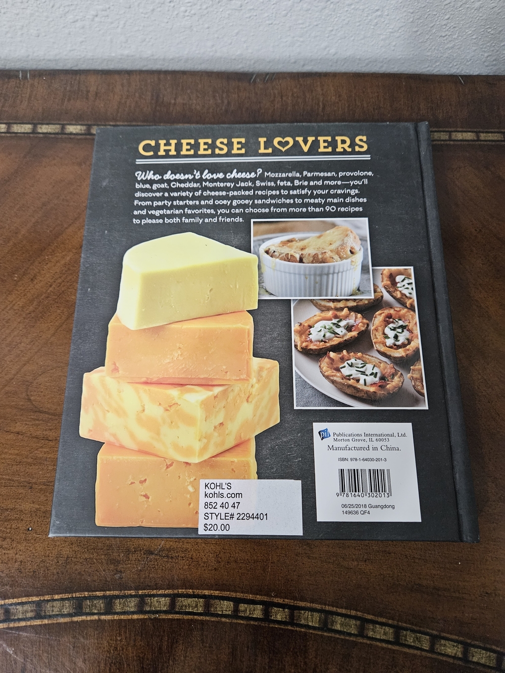 The Cheese Lovers Cookbook - Black Cover with Cheddar Grilled Cheese Image photo 2