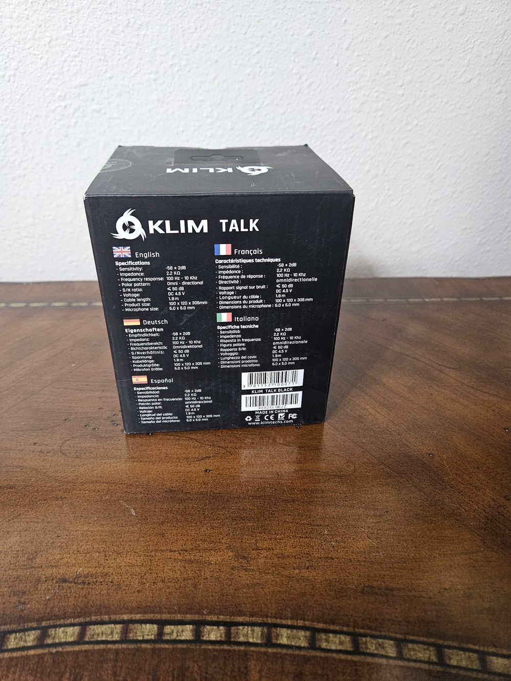 KLIM Talk Multimedia Microphone - Black photo 3