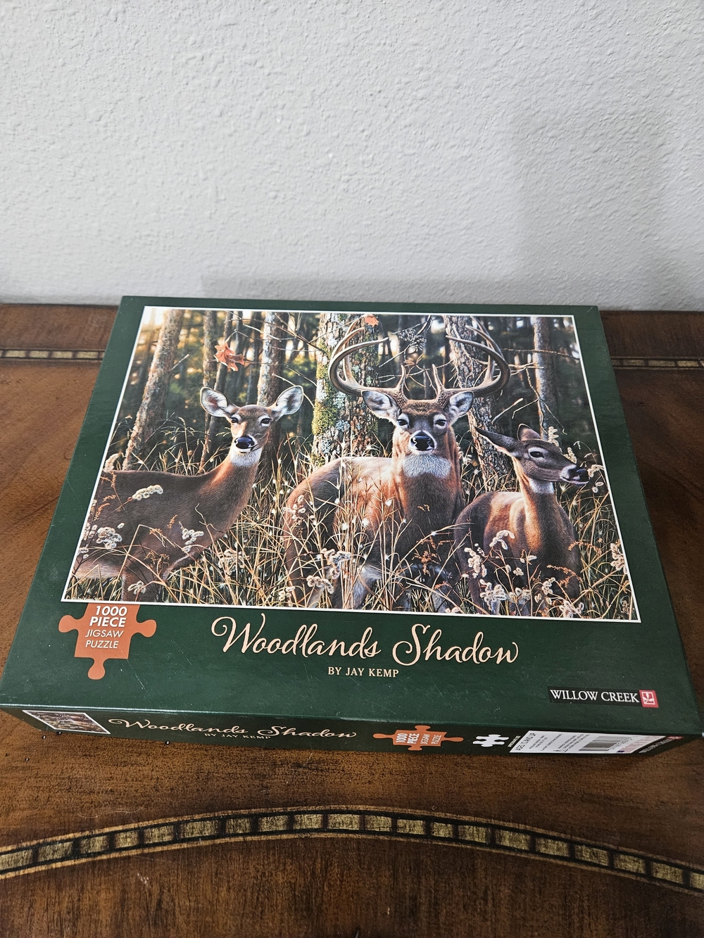 Woodlands Shadow 1000-Piece Jigsaw Puzzle - Green Box