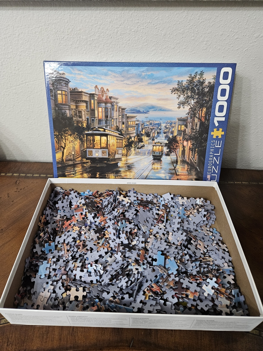 San Francisco Cable Car Heaven 1000-Piece Puzzle - Blue photo 3