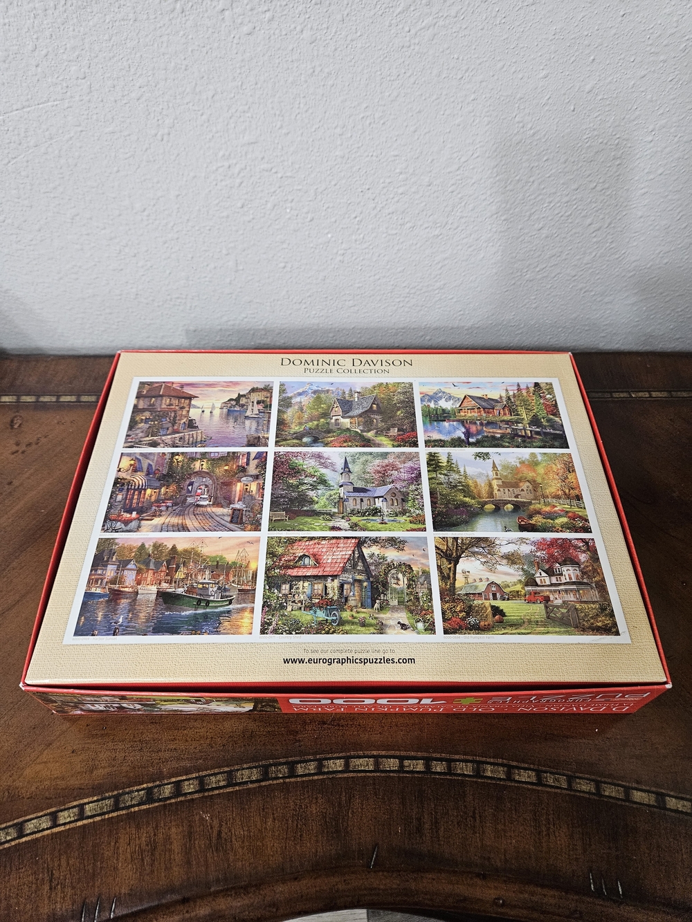 PUZZLE 1000-Piece Dominic Davison Old Pumpkin Farm Jigsaw Puzzle - Red Box photo 2