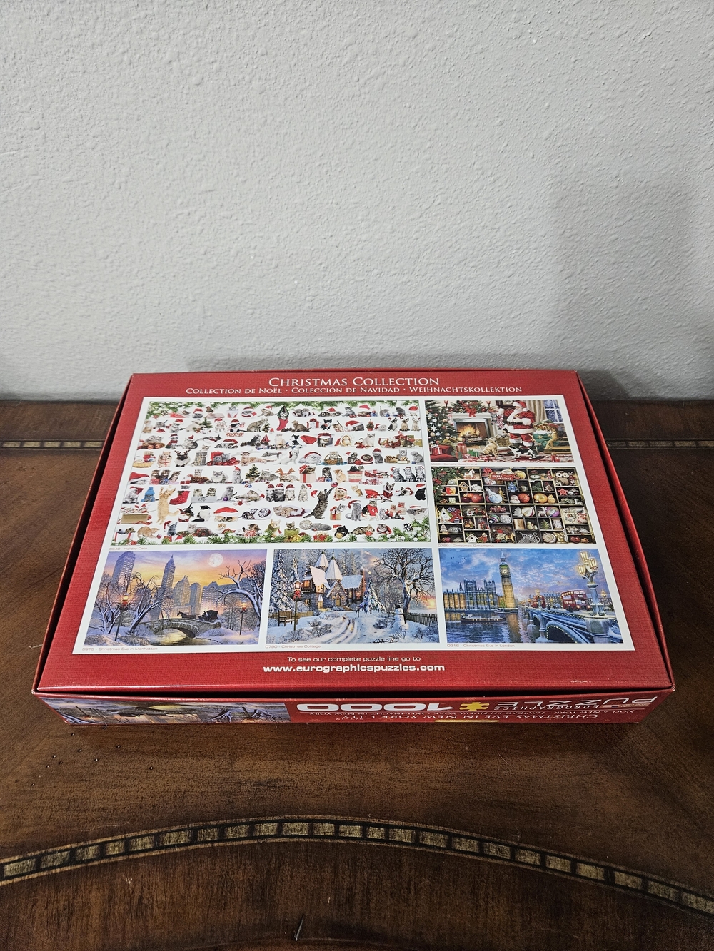 Christmas Eve in New York City 1000-Piece Puzzle - Red Box photo 2
