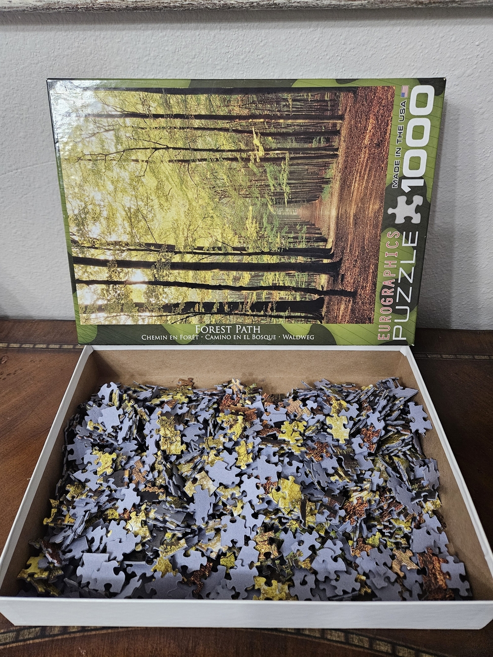 Forest Path 1000-Piece Puzzle - Green photo 3