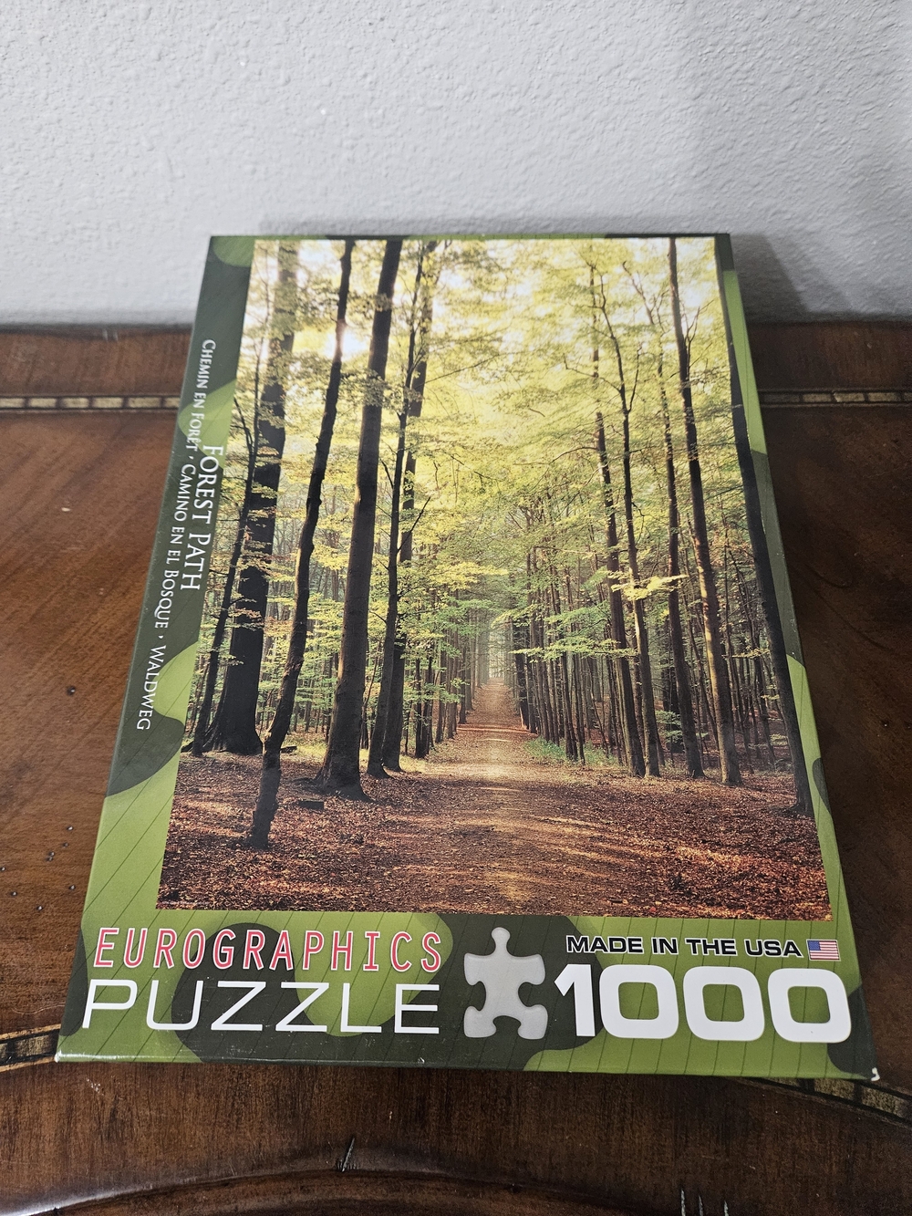 Forest Path 1000-Piece Puzzle - Green