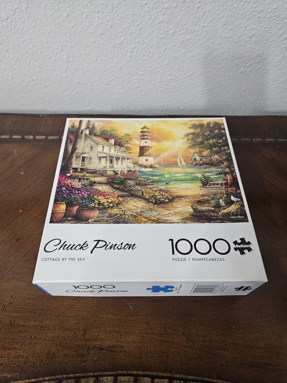 Buffalo Chuck Pinson 'Cottage by the Sea' 1000-Piece Jigsaw Puzzle - Multi