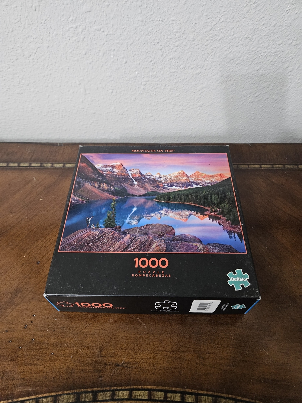 Buffalo 1000-Piece Jigsaw Puzzle - Mountains on Fire (Black)