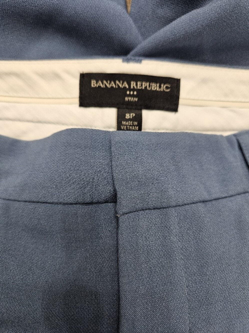 Banana Republic Slate Blue Tailored Pants photo 3