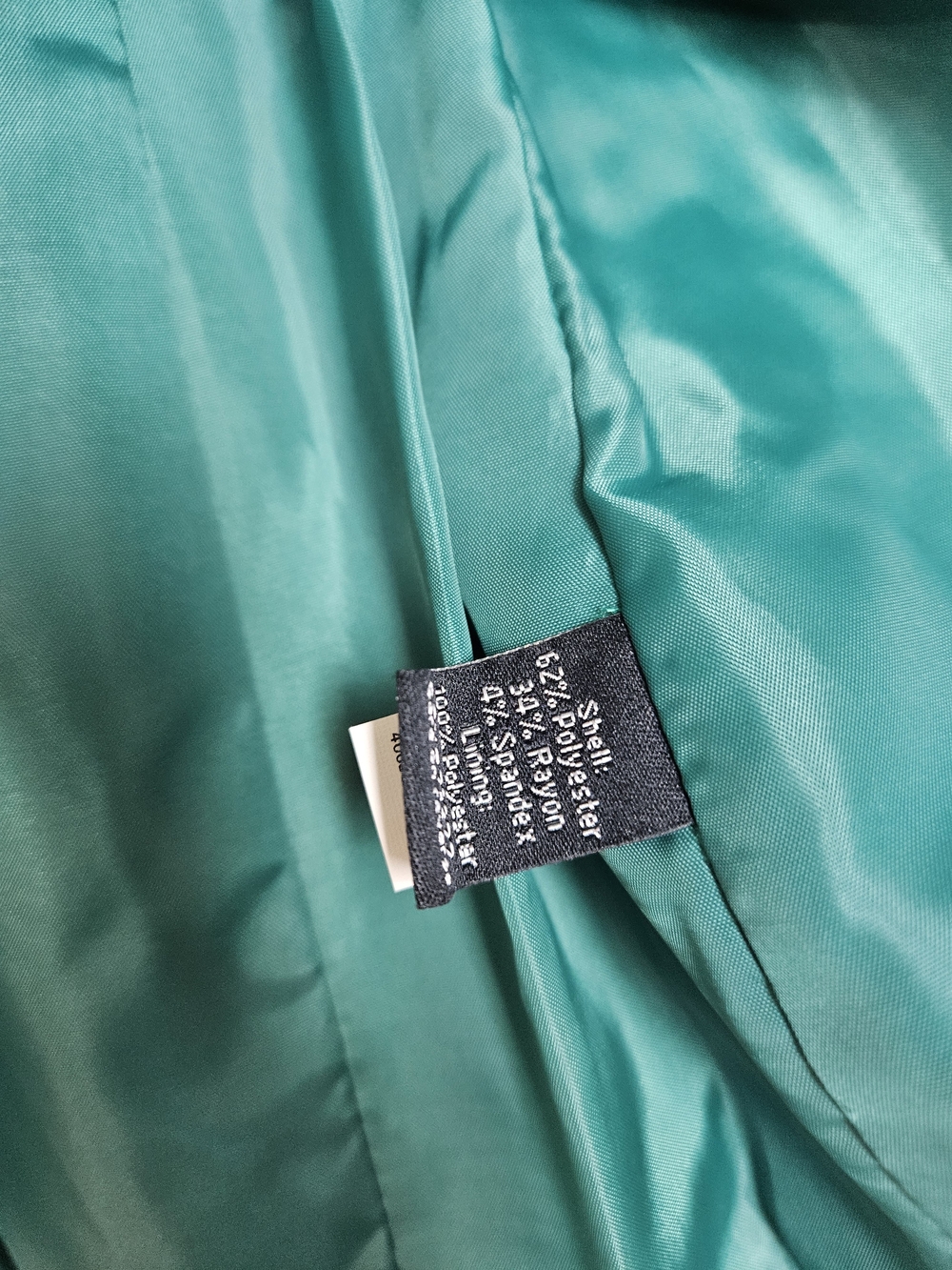 Apt. 9 Women's Green Single-Button Notch Lapel Blazer photo 4