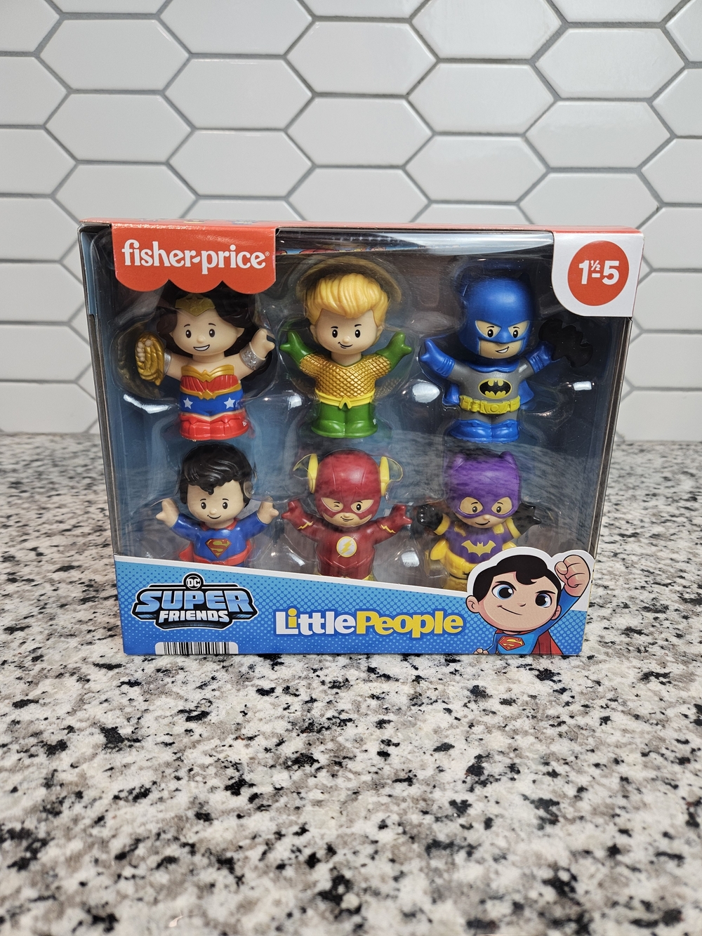Fisher-Price Little People DC Super Friends 6-Figure Set photo 2