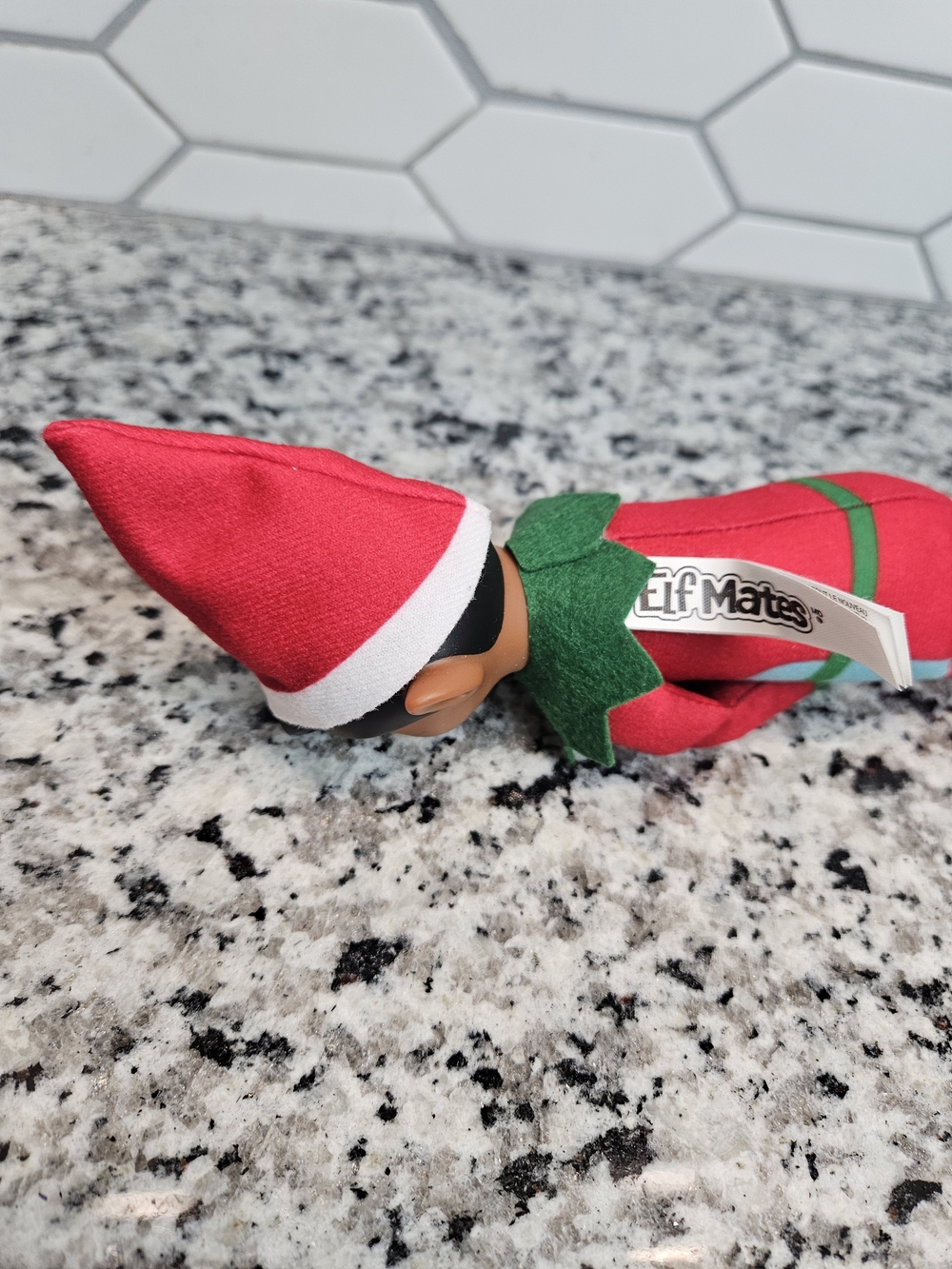 Christmas Elf Plush Doll in Red, Green & Blue photo 4