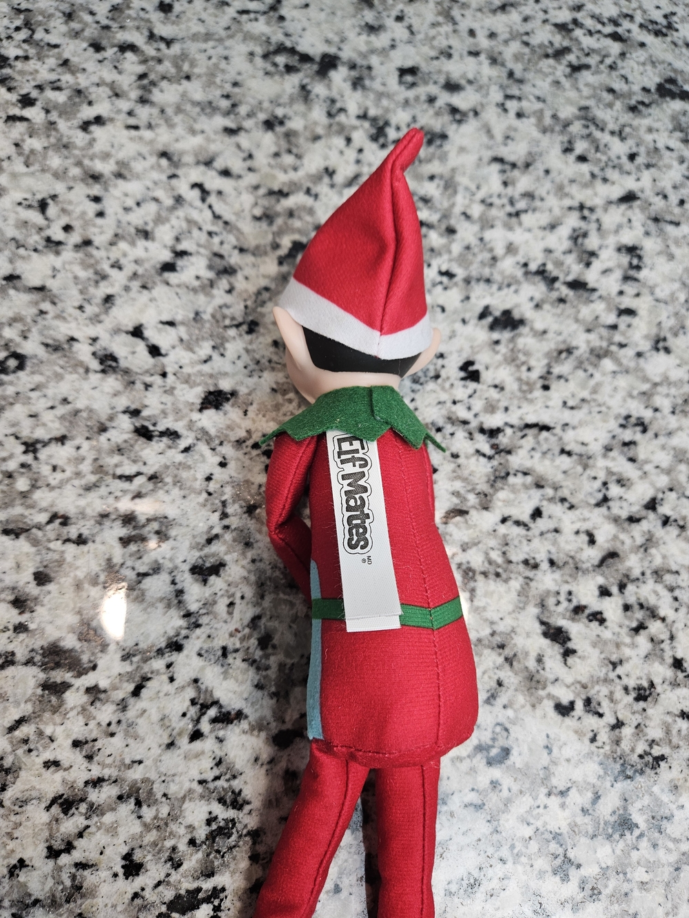 Christmas Elf Plush Figurine in Red, Green, and Blue photo 3