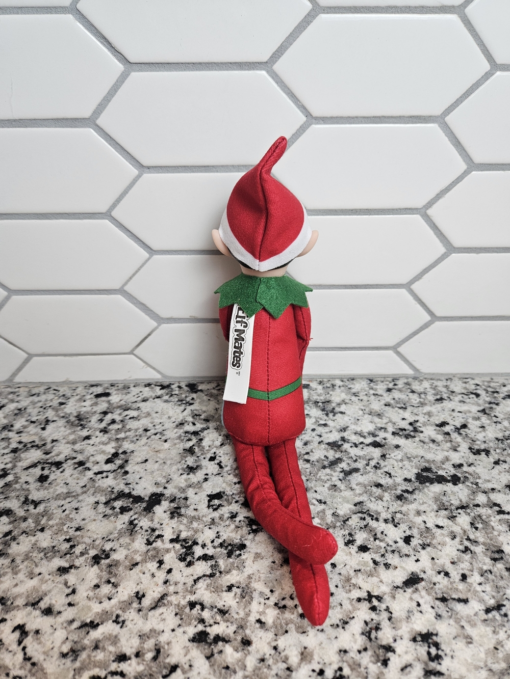 Christmas Elf Plush Figurine in Red, Green, and Blue photo 4