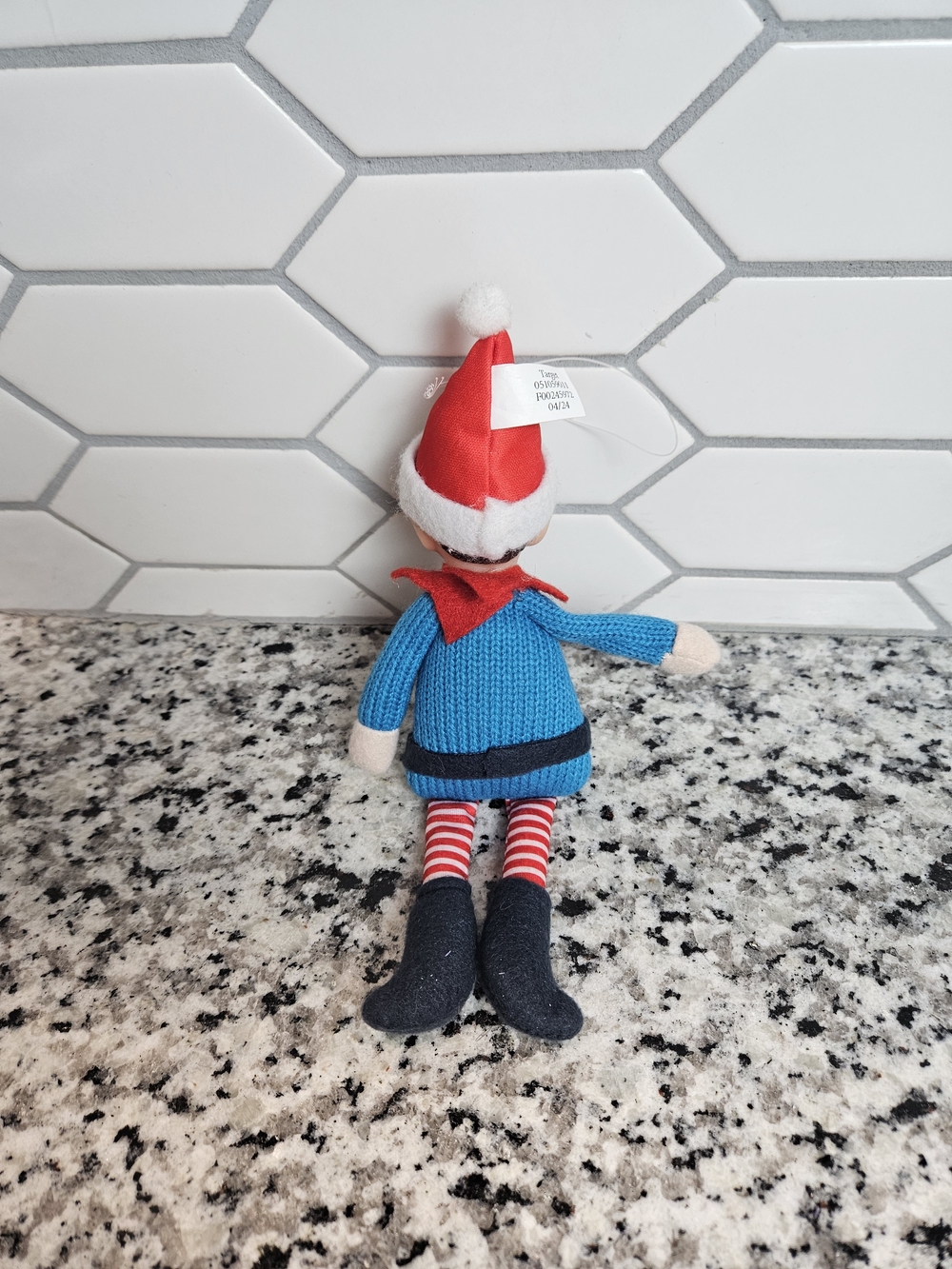 Holiday Elf Plush Figure Ornament - Festive Decor photo 2