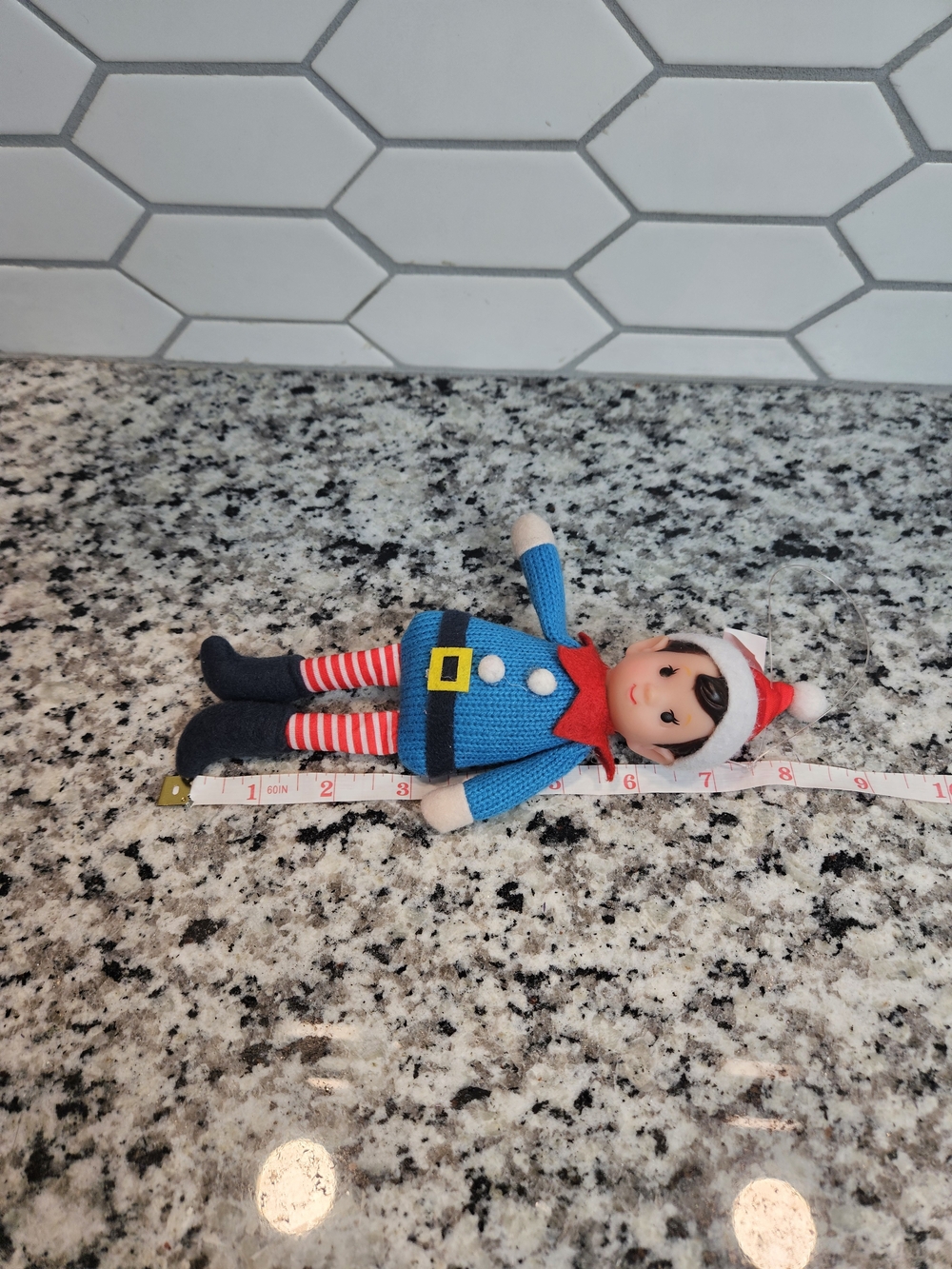 Holiday Elf Plush Figure Ornament - Festive Decor photo 3