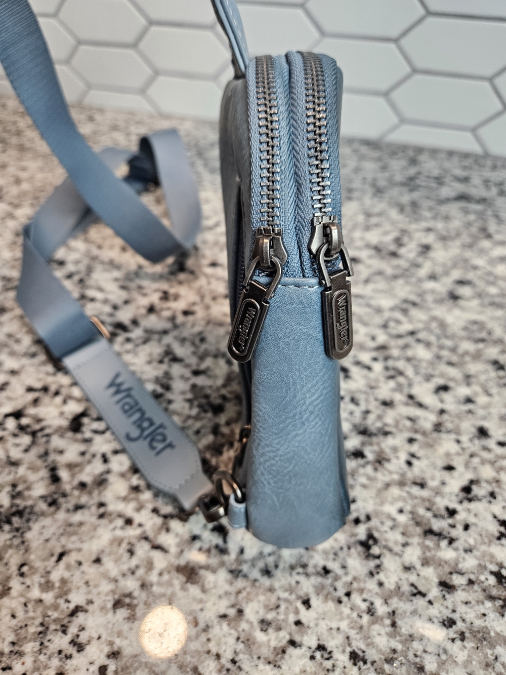 Wrangler Blue Crossbody Sling Bag photo 3