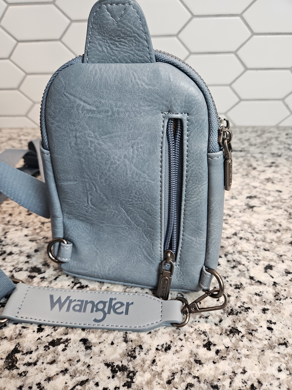 Wrangler Blue Crossbody Sling Bag photo 4