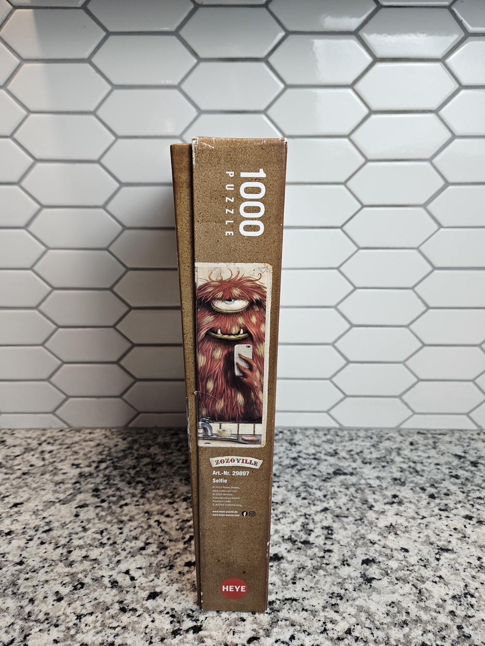 Zozoville Red Monster Selfie 1000-Piece Puzzle photo 2