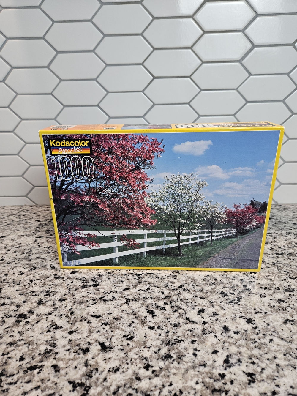 Kodacolor 1000-Piece Spring Orchard Puzzle - Yellow Box