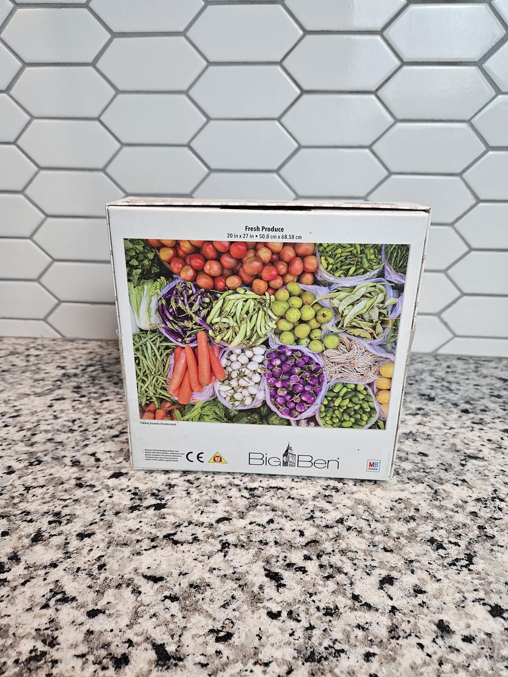 1000-Piece Fresh Market Vegetables Puzzle - Multicolor photo 3