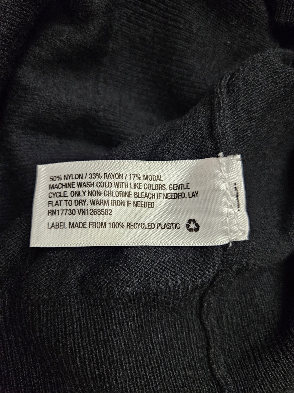 a new day Classic Black Crewneck Sweater Small photo 4