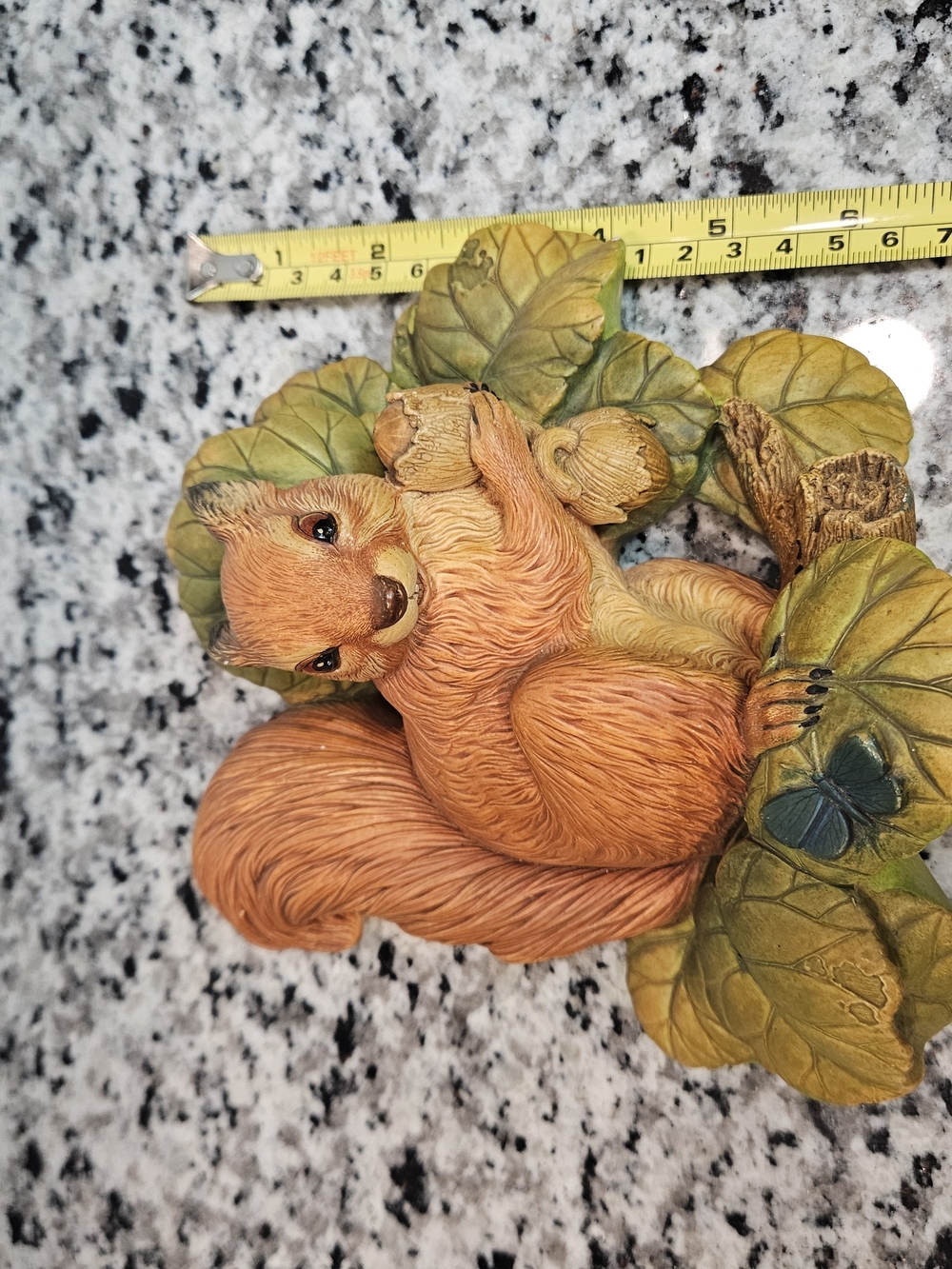 Vintage Bossons England Squirrel Figurine Hanging Wall Plaque Wildlife Series photo 3
